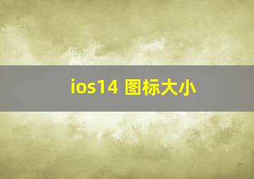 ios14 图标大小